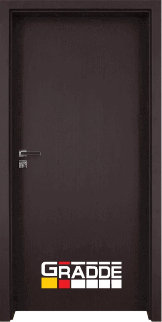 Интериорна HDF врата, модел Gradde Simpel, Орех Рибейра